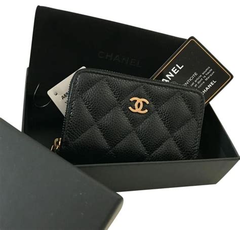 porte-monnaie chanel|Chanel coin wallet.